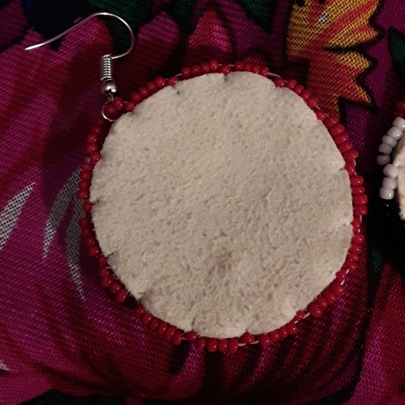 Arizona Cardinals Beaded Earrings - Picture 3 of 3